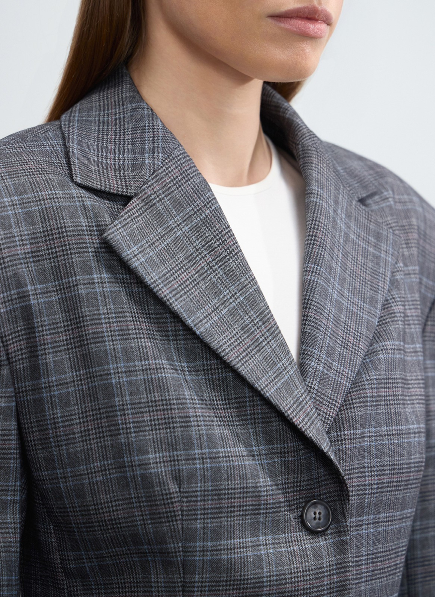 Жакет приталенный с акцентными плечами ALL WE NEED, цвет: мультиколор, 2602W1262-47 купить онлайн