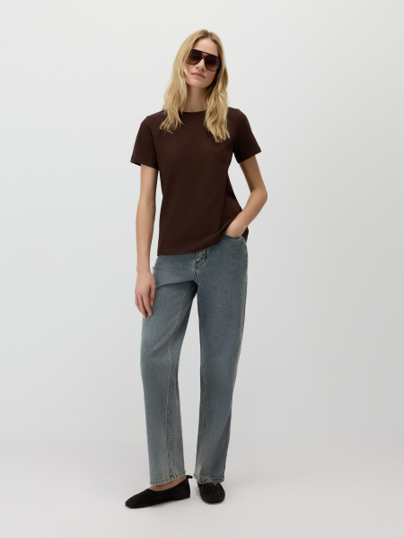 Базовая футболка Conso, цвет: коричневый,  купить онлайн