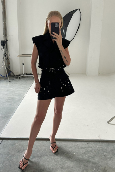 Жилет черный ULLA & LABEL .B Label .B, цвет: Черный, U041223/2 купить онлайн