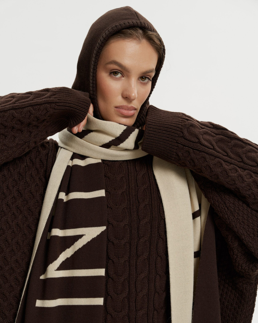 Капор BROWN YONS, цвет: коричневый  купить онлайн