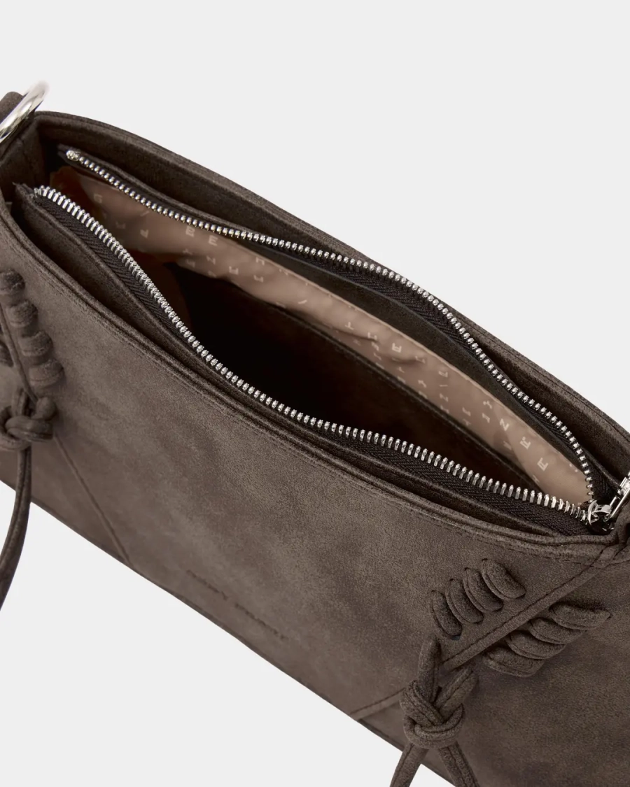 Сумка с декоративной шнуровкой Arny Praht, цвет: брауни  купить онлайн