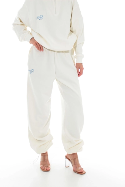 Брюки футер GARCHIT, цвет: белый, GARFutBrWh купить онлайн