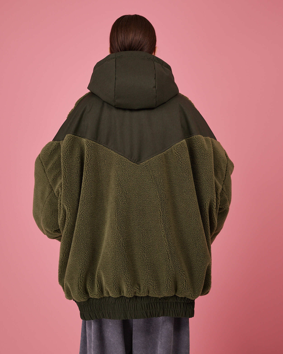 Бомбер с манишкой TABOO, цвет: зеленый, BrManKh купить онлайн