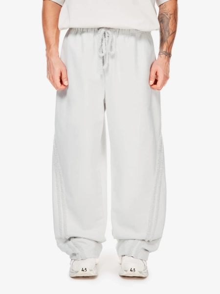 Брюки с текстурными лампасами p.p.s., цвет: гипсовый белый, 1040.00.00.WTE купить онлайн