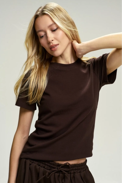 Футболка Basic Choco Erist store, цвет: шоколадный, НФ-00002980 купить онлайн