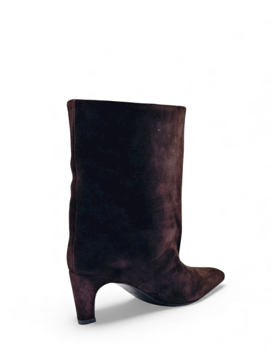 Ботильоны демисезонные из натуральной замши GRANDERA, цвет: коричневый x83296-1-z10r (889) купить онлайн