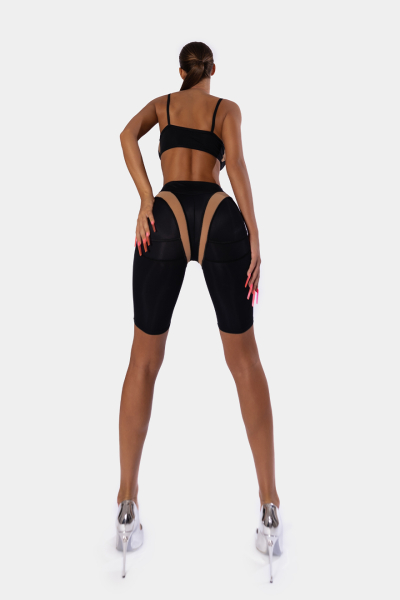 Легинсы Nude qb A QUICK BUCK, цвет: black  |новая коллекция купить онлайн
