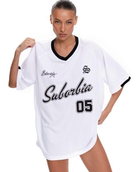 Футболка Jersey 05 Suborbia, цвет: white-black 05292 |новая коллекция купить онлайн