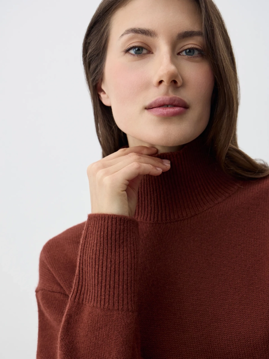 Джемпер SOUL ANNA PEKUN, цвет: коричневый, 40.2110.700 купить онлайн