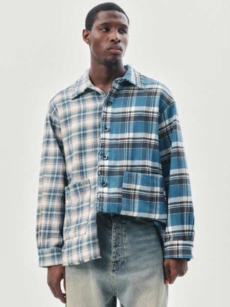 Рубашка Сплит NAIPACHE, цвет: синий, 2512009200 купить онлайн