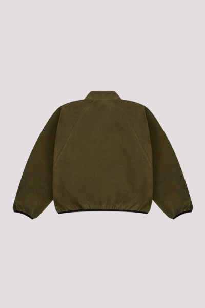 Свитшот из флиса с воротником ГОША РУБЧИНСКИЙ, цвет: хаки, SW_1701_khaki купить онлайн