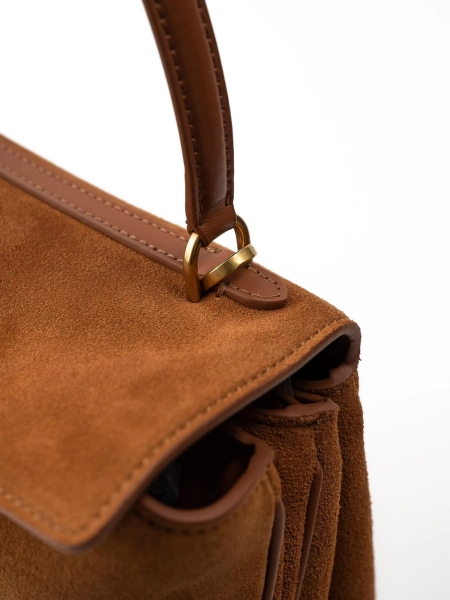 Сумка средняя через плечо brand salad, цвет: коричневый J-704-PHR 6946 купить онлайн