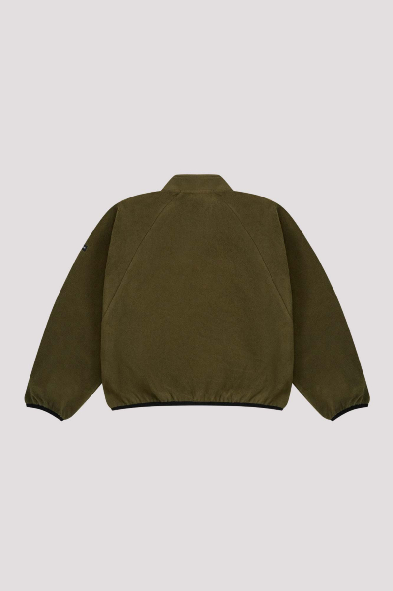 Свитшот из флиса с воротником ГОША РУБЧИНСКИЙ, цвет: хаки, SW_1701_khaki купить онлайн