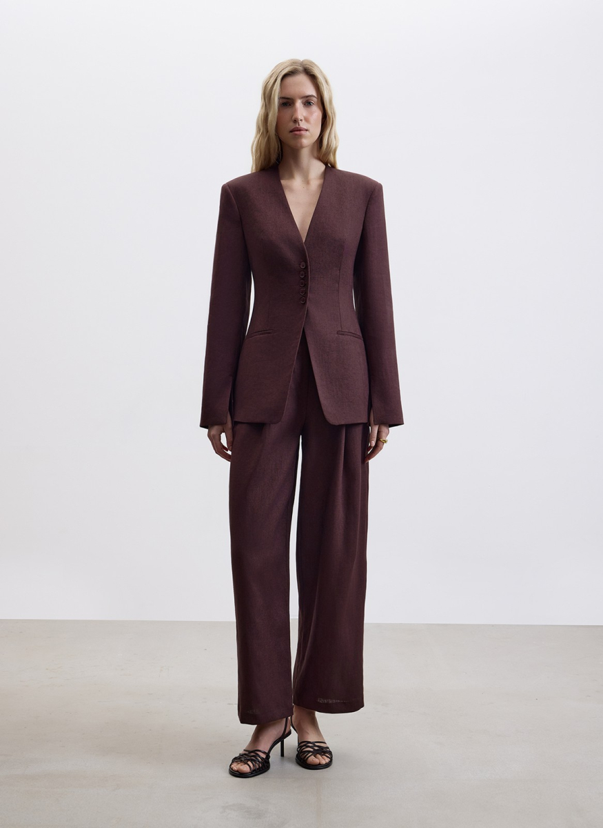 Брюки изо льна