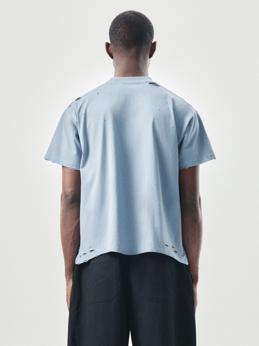 Футболка с принтом NAIPACHE, цвет: синий, 2611004200 купить онлайн