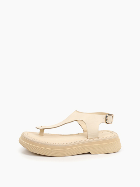 Сандалии через палец из натуральной кожи