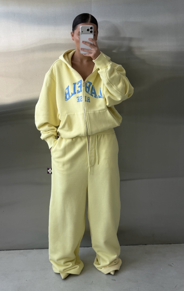 Худи на молнии Label .B, цвет: Желтый,  купить онлайн