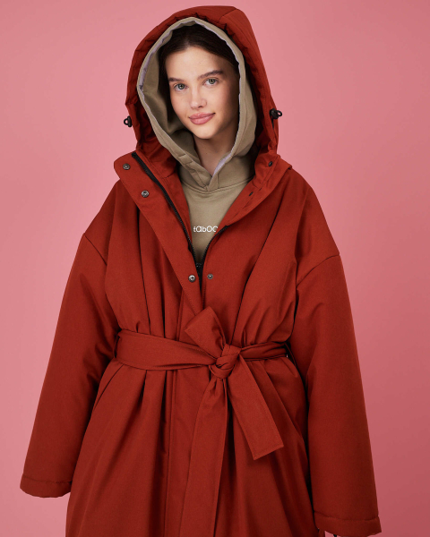 Плащ махагон зима TABOO, цвет: махагон, Plmah купить онлайн