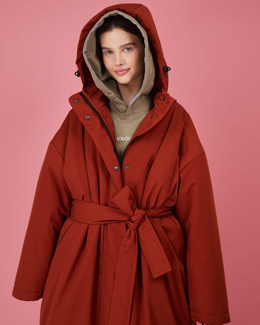 Плащ махагон зима TABOO, цвет: махагон, Plmah купить онлайн