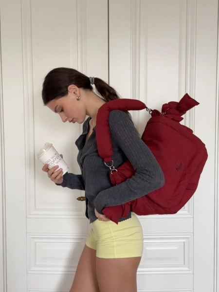 Сумка Pillow pisca, цвет: бургунди  купить онлайн