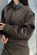 Бомбер из вельвета LIGHT BROWN