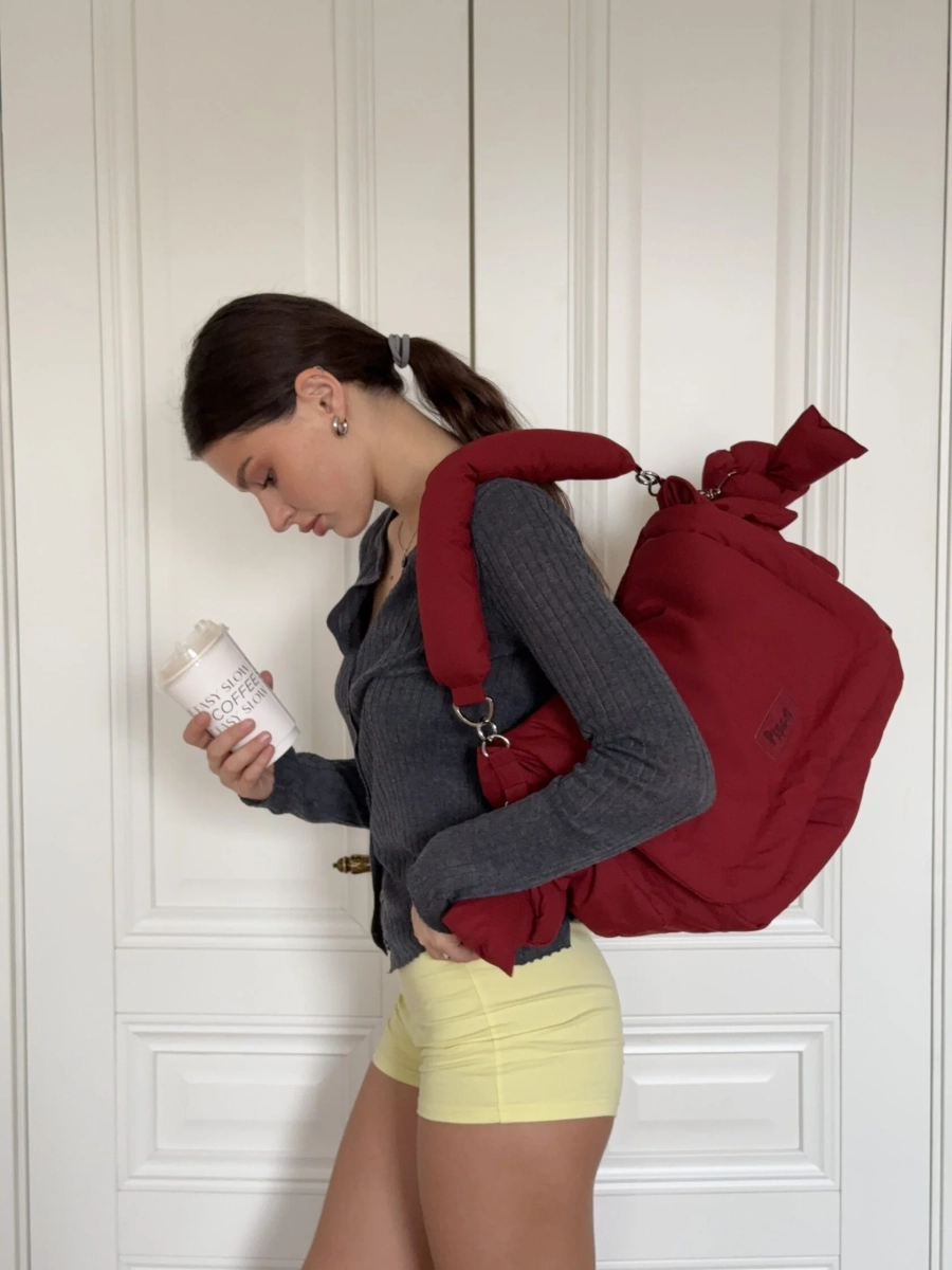 Сумка Pillow pisca, цвет: бургунди  купить онлайн