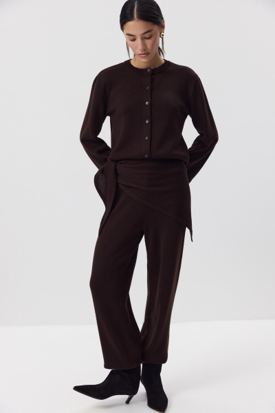 Косынка из шерсти Charmstore, цвет: шоколадный 602-42998-551 купить онлайн