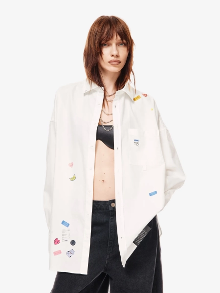 Sticker Pack Рубашка Оверсайз p.p.s., цвет: белый, 0214.01.00.WTE купить онлайн