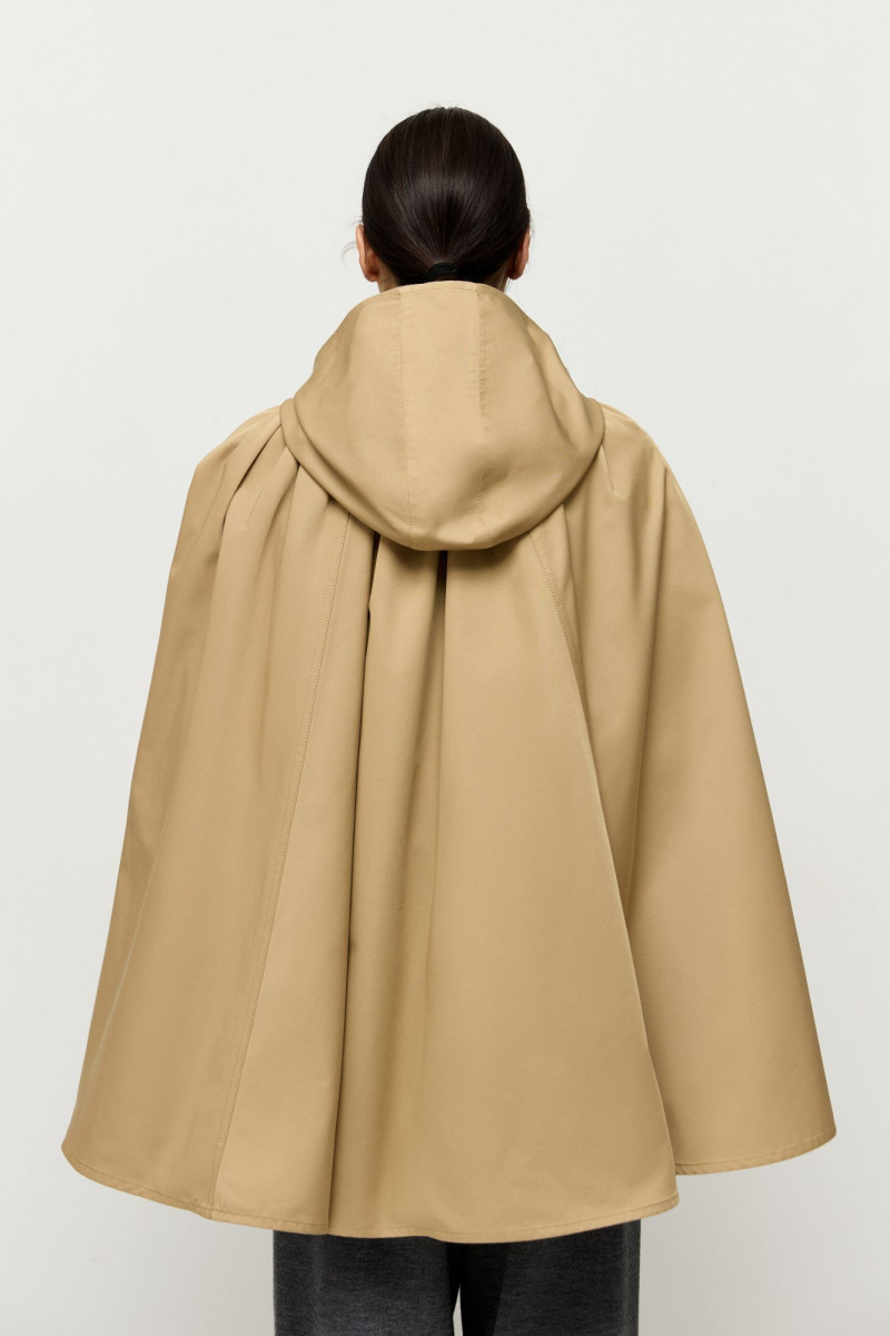 Дождевик-кейп AROUND, цвет: кэмел, 210_74PC01 купить онлайн