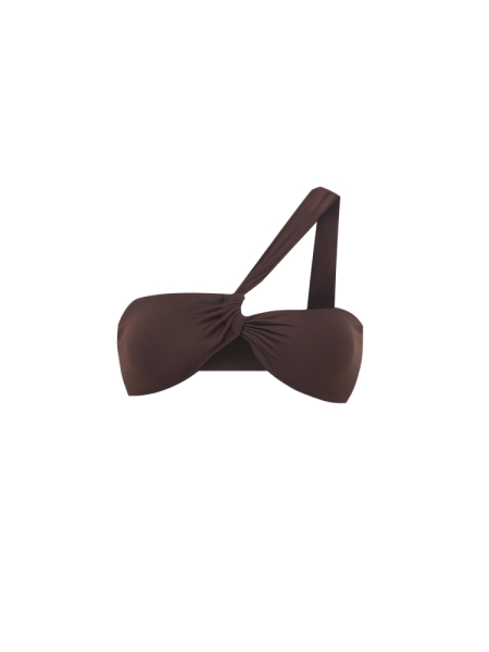 Лиф Asymmetrical Bikini Coffee Bean