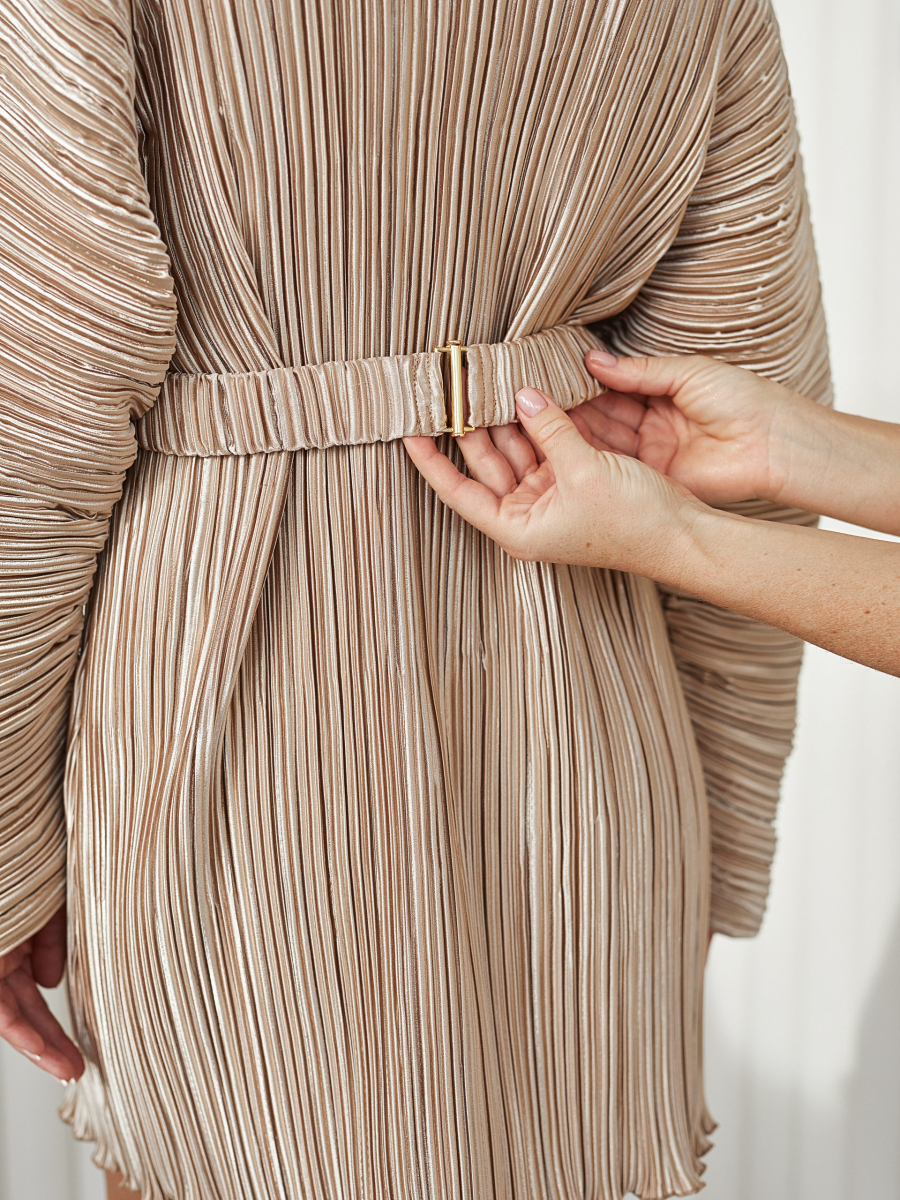 Платье с цельнокроенным рукавом I.B.W., цвет: золотой, ED051 купить онлайн