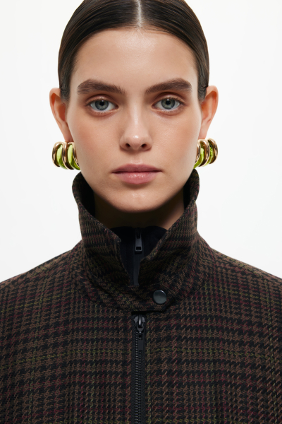 Жакет в клетку DREAMS BY ALENA AKHMADULLINA, цвет: хаки, 225102040204283/518000 купить онлайн