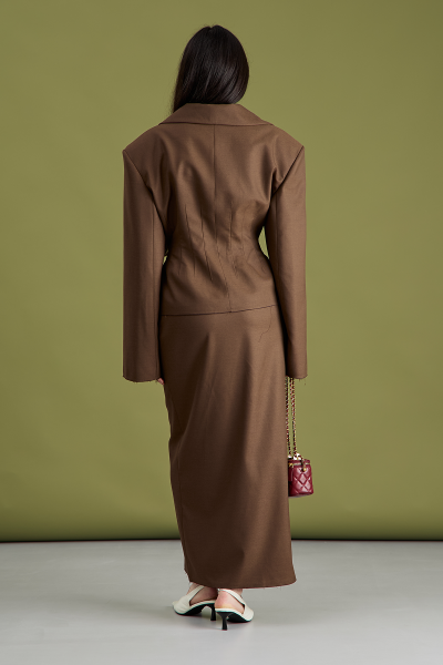 Юбка MIA AIM, цвет: коричневый, MIA735 купить онлайн