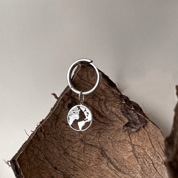 Подвеска Земной шар The Reason, цвет: серебро, пдв шар купить онлайн