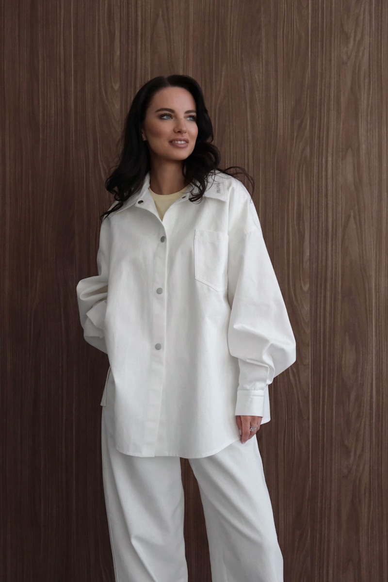 Рубашка оверсайз "Небо"