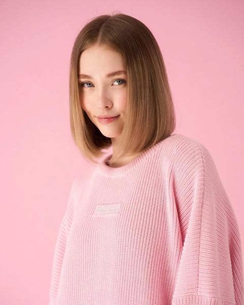 Свитер TABOO, цвет: розовый, svrozover купить онлайн