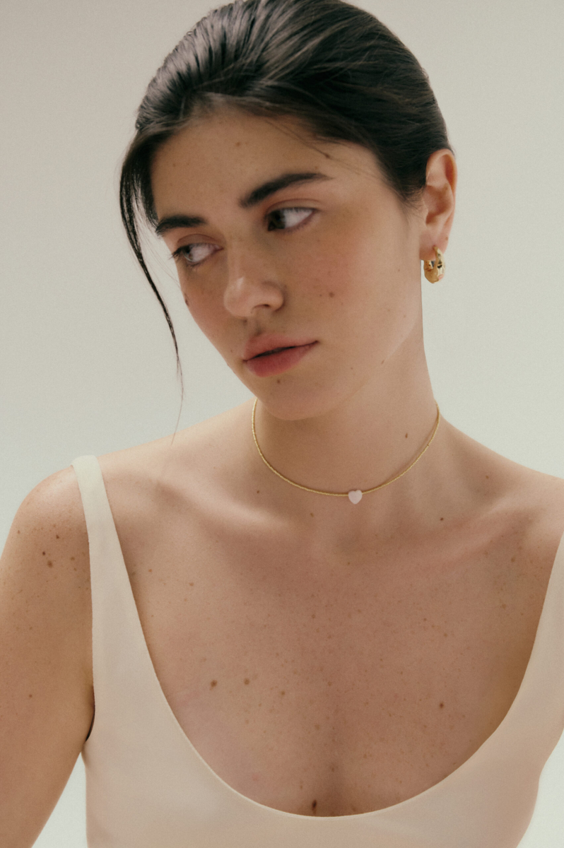 Серьги круассаны мятые мини Fiore store БП-00000309 купить онлайн
