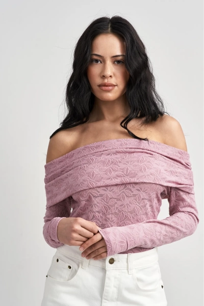 Лонгслив ажурный в цвете Розовый Erist store, цвет: розовый, НФ-00003461 купить онлайн