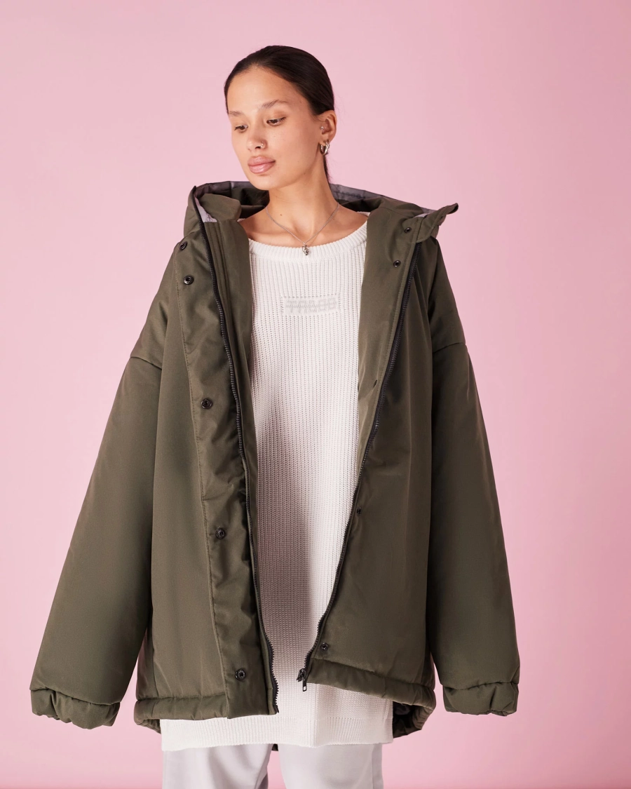 Бомбер хаки зима TABOO, цвет: хаки, BMhakin купить онлайн