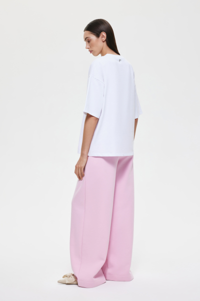 Хлопковая футболка DREAMS BY ALENA AKHMADULLINA, цвет: белый, 225103120404461/402000 купить онлайн