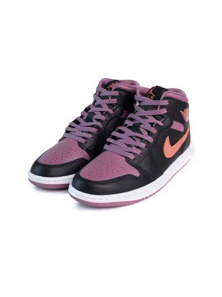 Кроссовки мужские Jordan 1 Mid SE "Black Sky J Mauve" NKDADDYS SNEAKERS, цвет: Чёрный FB9911-008 купить онлайн