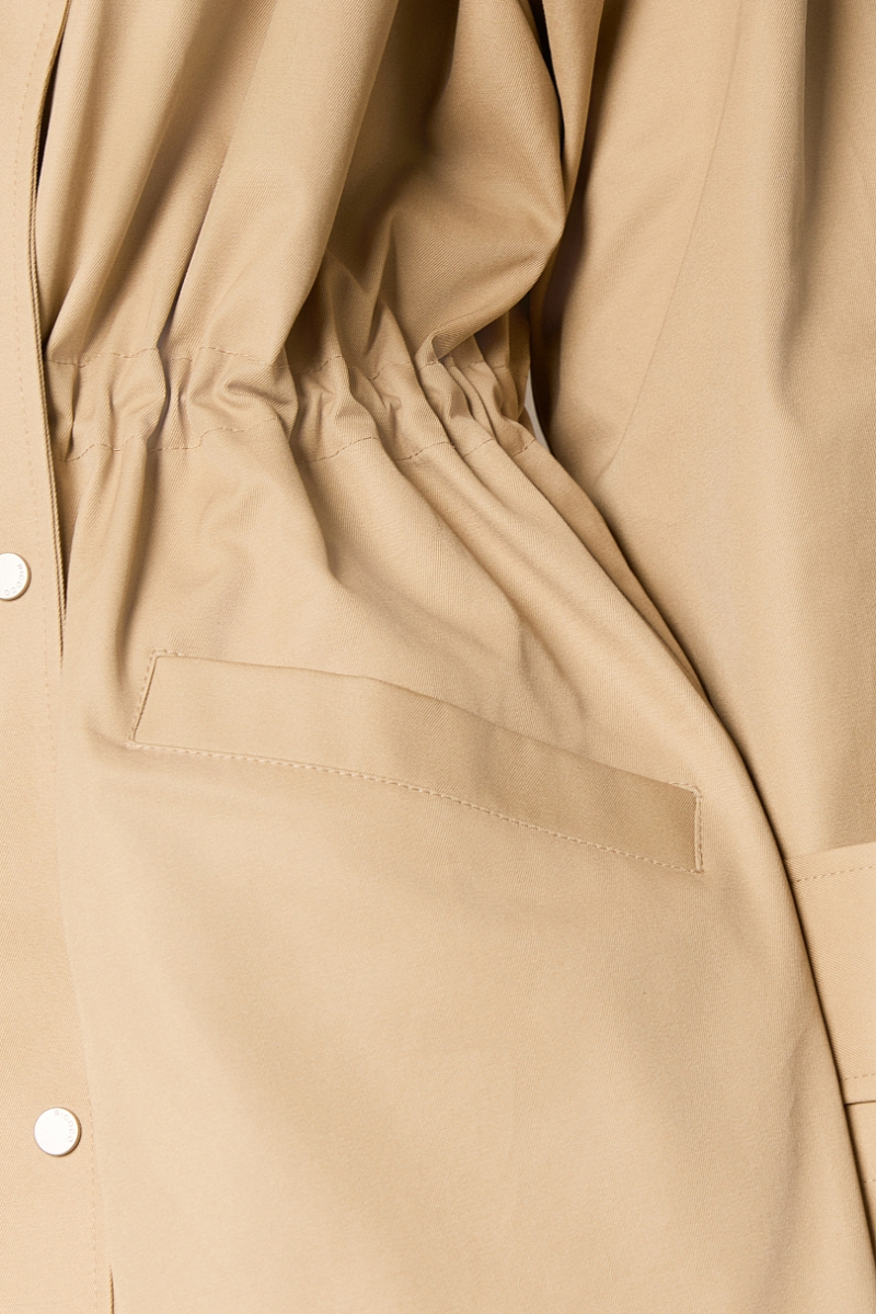 Ветровка с пропиткой, с патами и съемным утеплителем Ricoco, цвет: бежевый, 7069/1 купить онлайн