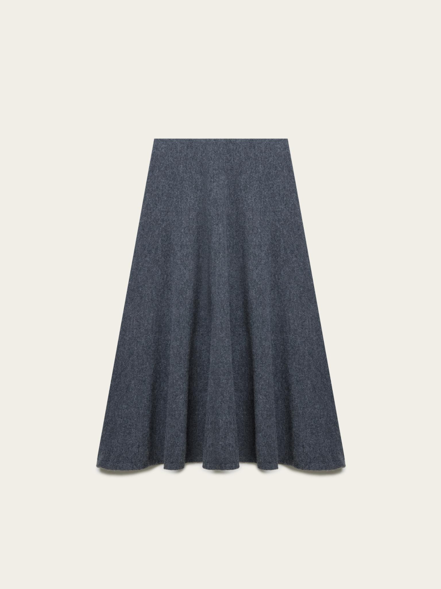 Юбка Lounge из шерсти мериноса Chaika, цвет: графитовый, AW25KS02-14 купить онлайн