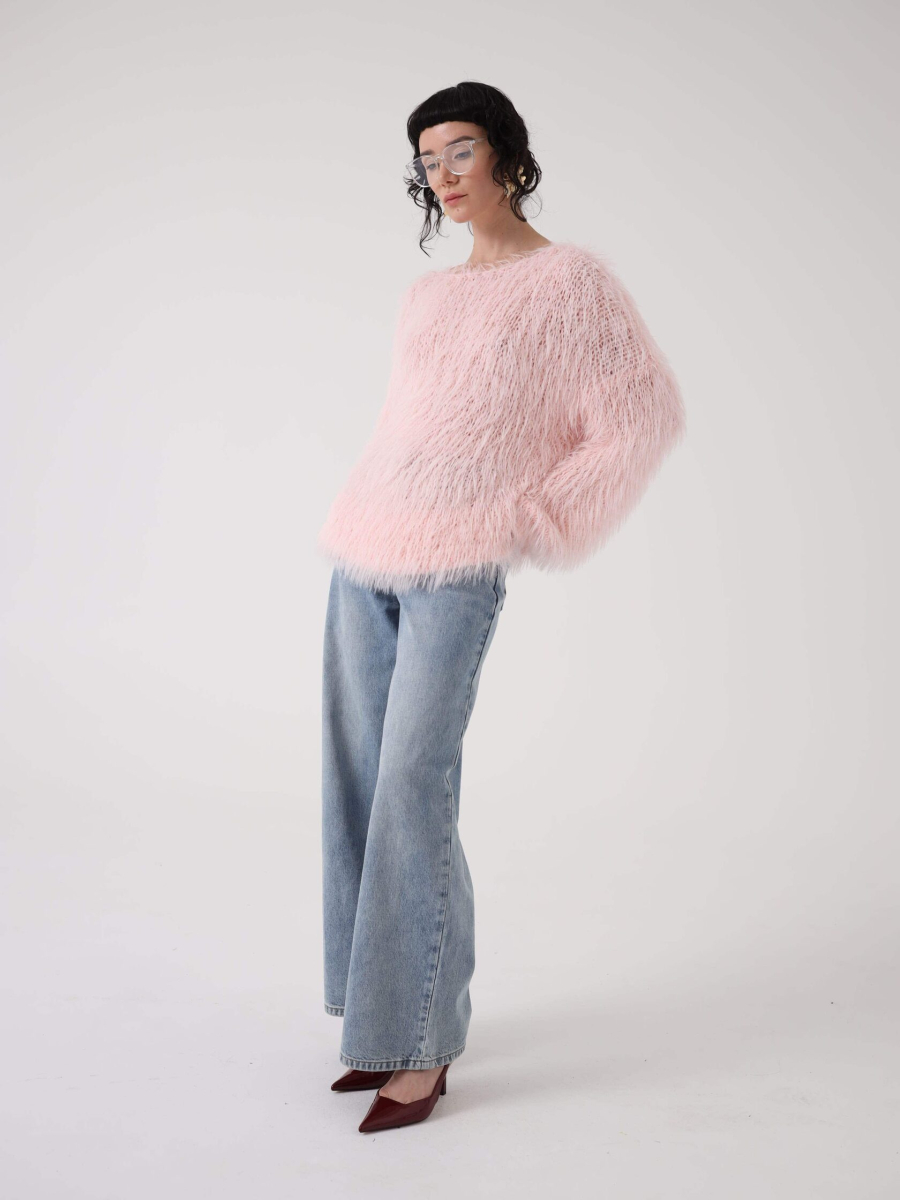 Джемпер INCH ENEVOO, цвет: розовый, 02485 купить онлайн