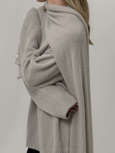 Джемпер травка НИ ИМЕНИ, НИ ПОХОЖИХ, цвет: серый, 00-00000027 купить онлайн