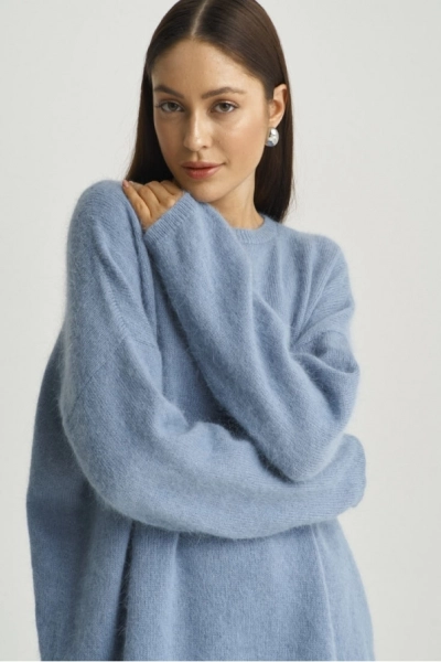 Джемпер Mink Wool Blue Erist store, цвет: синий, НФ-00001053 купить онлайн