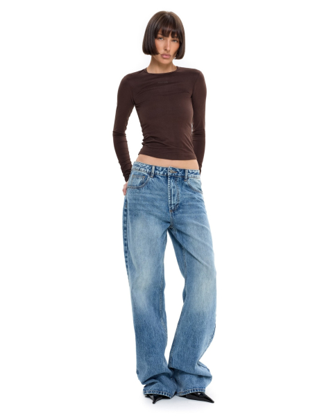 Лонгслив базовый Suborbia, цвет: коричневый, 005968 купить онлайн