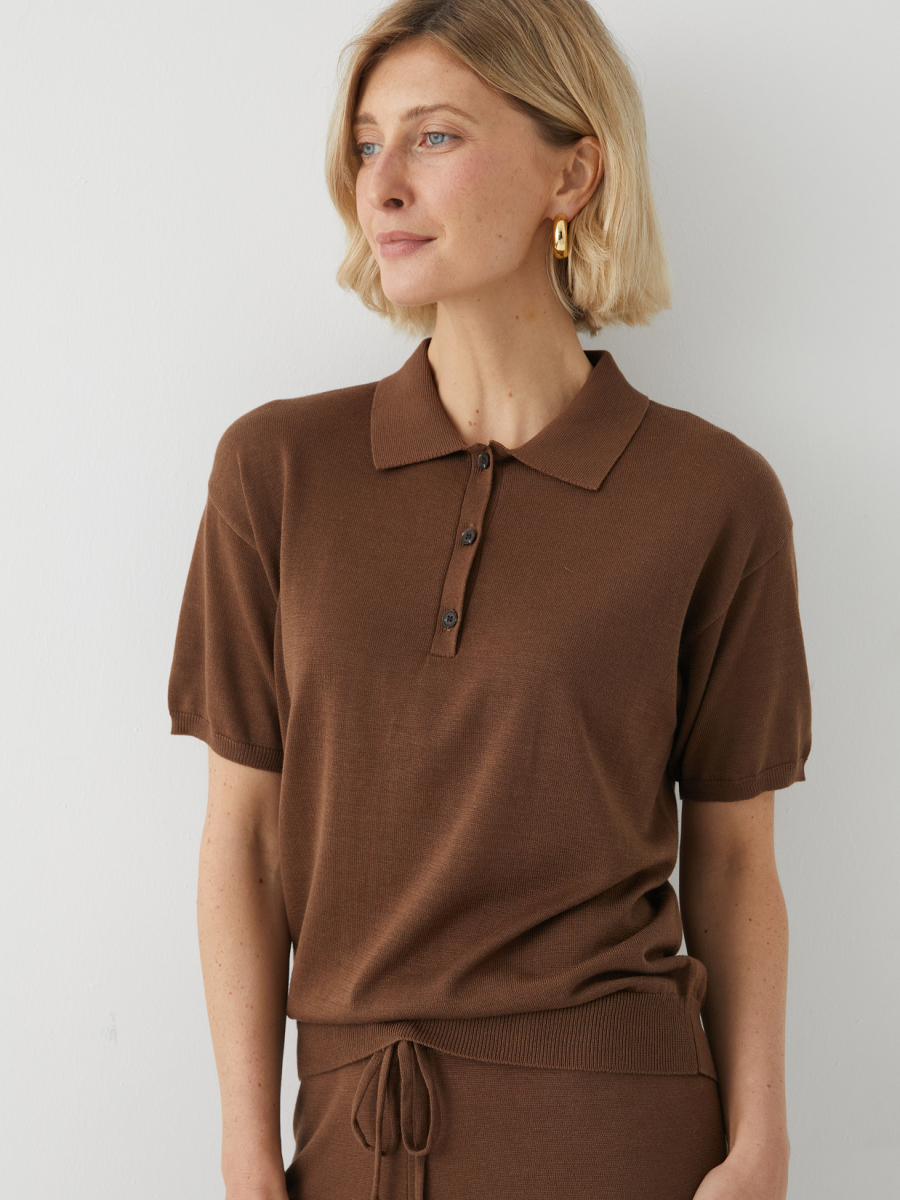 Поло вязаное