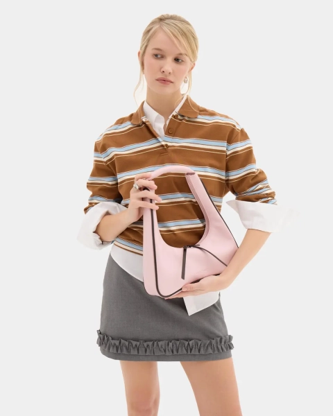 Сумка с фигурным дном Arny Praht, цвет: зефир-кофе  купить онлайн