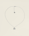 Цепочка с буквой Bubble small silver A Fiore store  купить онлайн